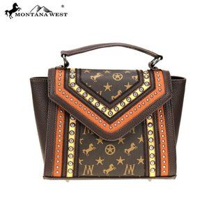 NWT Montana West Signature Monogram Tote/Crossbody